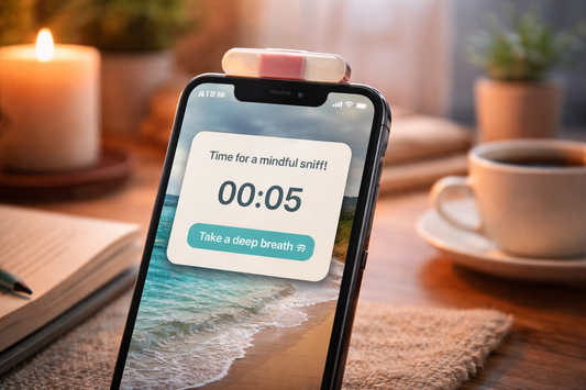 Unsere whiffy APP - erinnert Dich an das bewusste Riechen