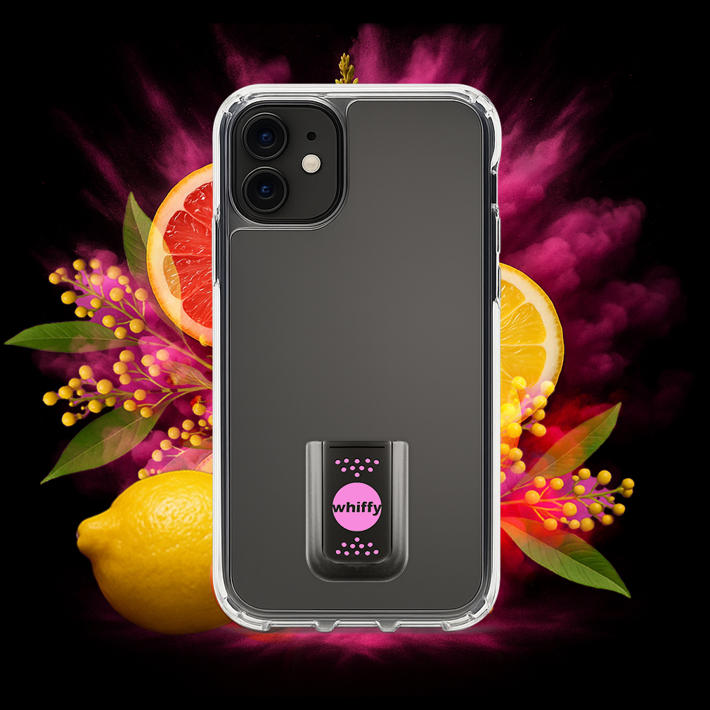 whiffy Duft Pod Citrus Spark – Zitrone, Grapefruit & Litsea fürs Handy